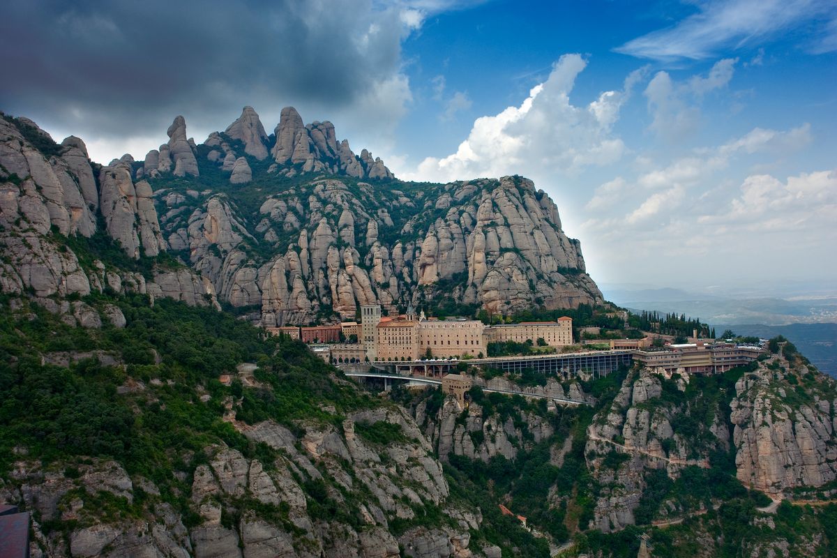 Montserrat Monastery and mountain