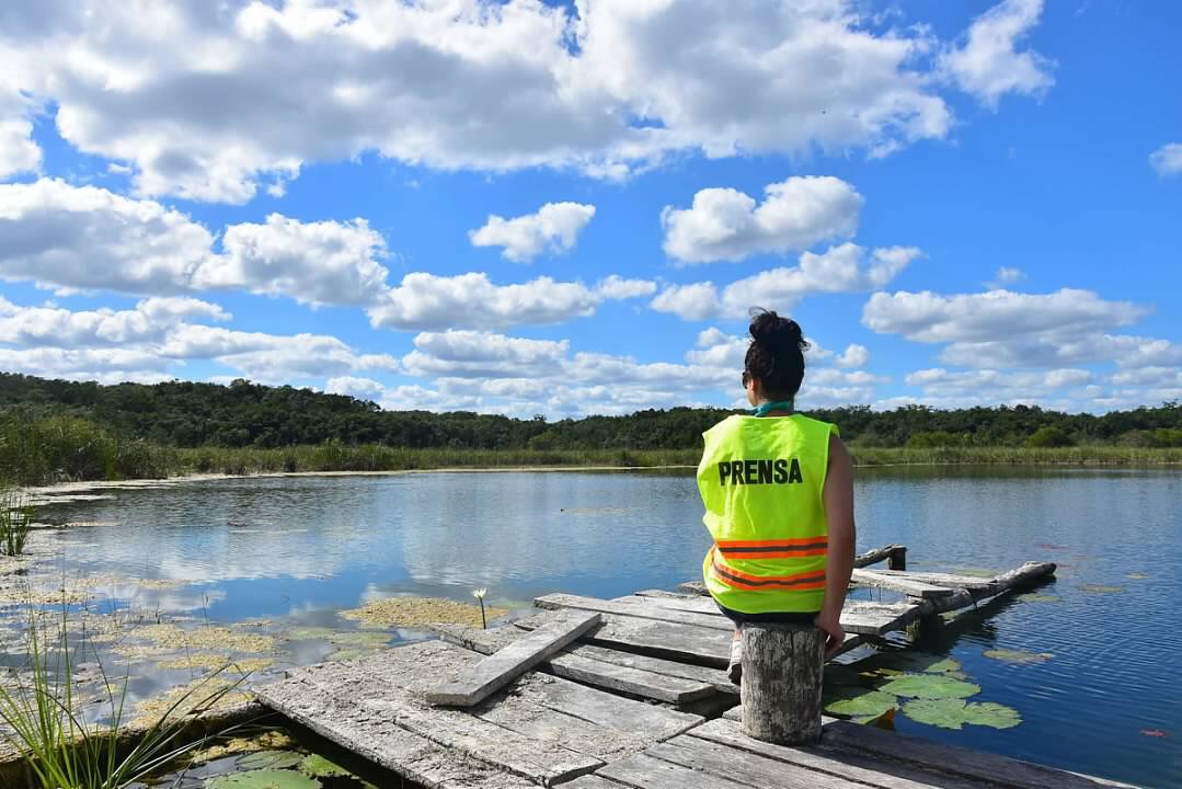 Coba Maya Park lagoon is a natural refuge