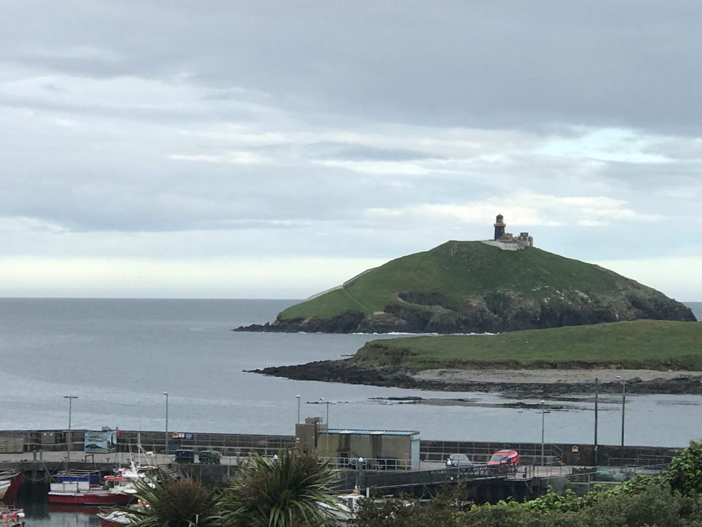 A picturesque view from our hotel room in Ballycotton, Ireland.