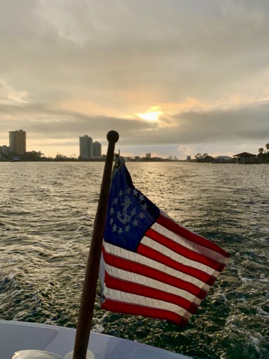 A Sunset Cruise in Orange Beach is beautiful in any type weather